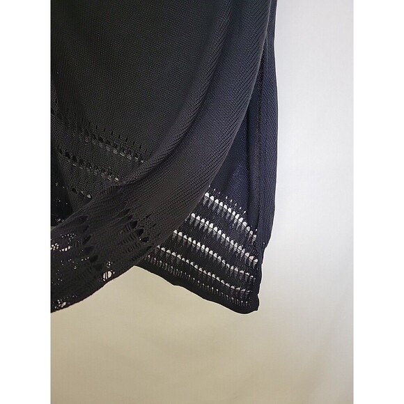 Lane Bryant Size 22/28 Black Rose One Shoulder Studded Sweater - Picture 6 of 7